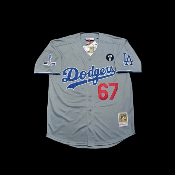 Vince Scully Jersey LA Dodgers VIN & 1950-2016 Sleeve Patches! Stitched SALE!🎁 - Picture 2 of 3